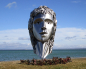 Preview: Sculpture Aida head stainless steel
